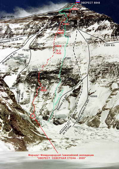 Нов опит по Северната стена на Еверест