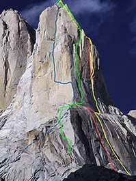 Още една премиера на Алекс Хубер в Патагония