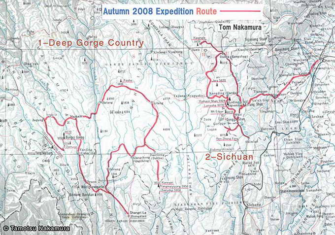 Към белите петна в планините на Китай