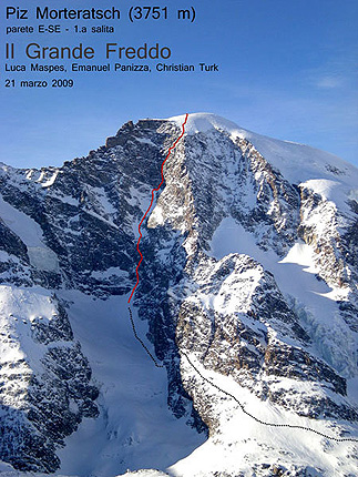 Премиера по една от последните девствени стени в Алпите