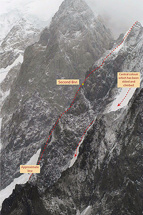 Нова линия в масива на Монблан