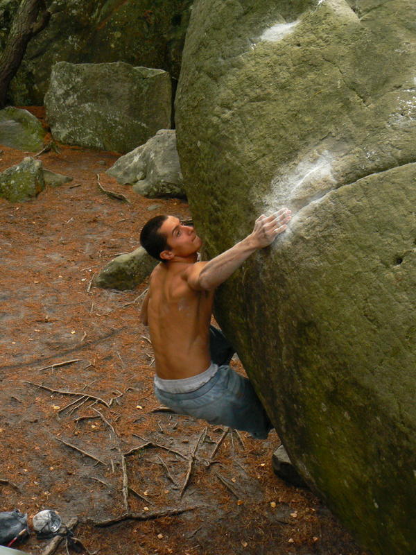 Най-известният и посещаван боулдър  обект Фонтенбло