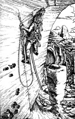 Катерене на големи стени - На стената