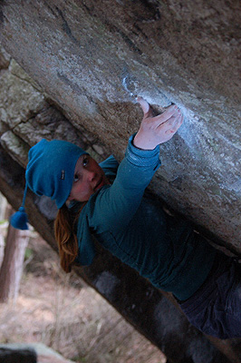 Първата дама на европейския боулдъринг