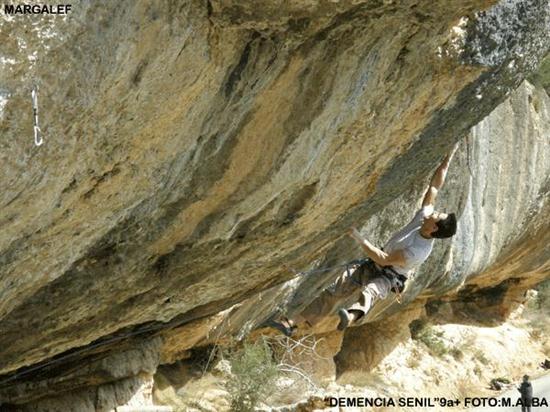 Пигбланке с 9а+ в Маргалеф