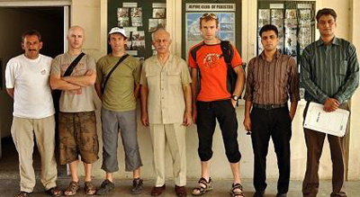 В планините на Пакистан през 2010 г.