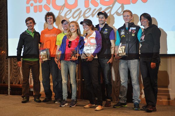 Две дами с наградите „Arco Rock Legends”