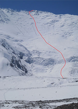 Със ски от 7134 метра