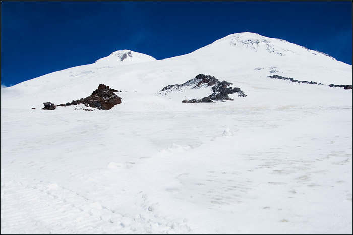Метални парапети на Елбрус