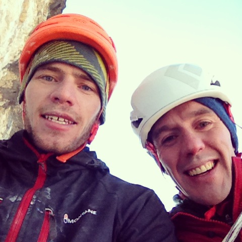 По “Bellavista” (8c) в почти зимни условия 