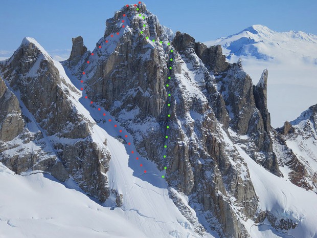 Първо изкачване на Иглата Волонки в Патагония