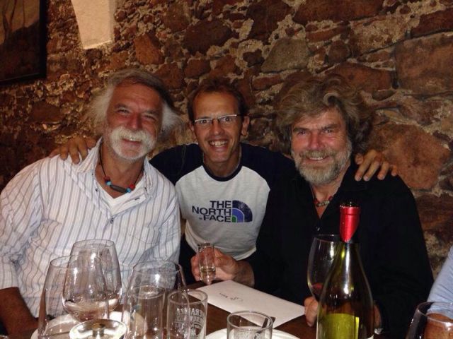 Поздравления за Боян Петров от Райнхолд Меснер, Симоне Моро и Сандро Филипини