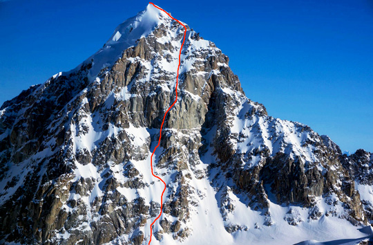 Хеландър с нов маршрут в Аляска