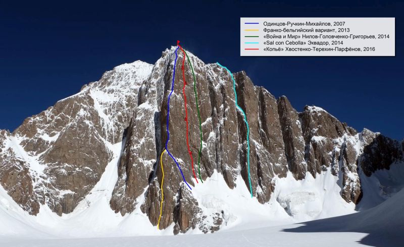 “Копьё” – нов маршрут на Къзъл Аскер