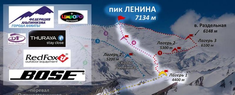 Зимно изкачване и на пик Авицена (7134 м)