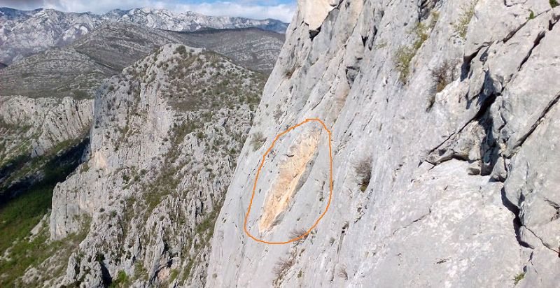 Голямо срутване в района на Анича Кук