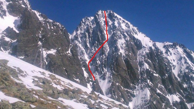 Със ски по стената на Кежмарски щит!