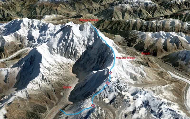 Издирвателна акция на гребена Мацено – изчезнаха Алберто Сераин и Мариано Галван