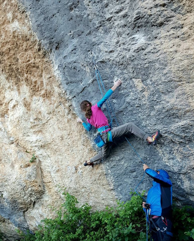 Лаура Рогора направи първа крачка към изкатерването на “Biographie” (9a+)