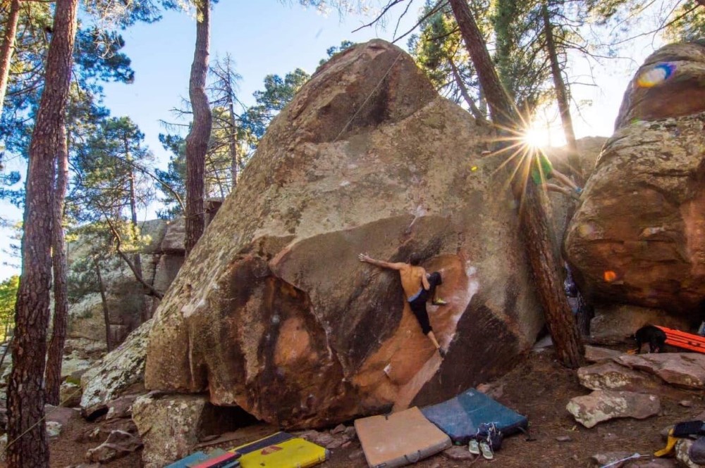 Фазата с престижни 8B боулдър преминавания в Албарасин