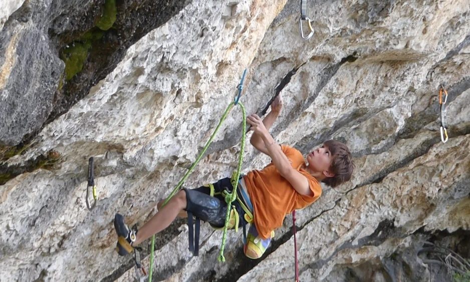 Тео Блас с 8c на 10 години