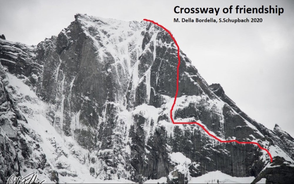 Нов маршрут на Пиц Бадиле в памет на Матео Бернаскони