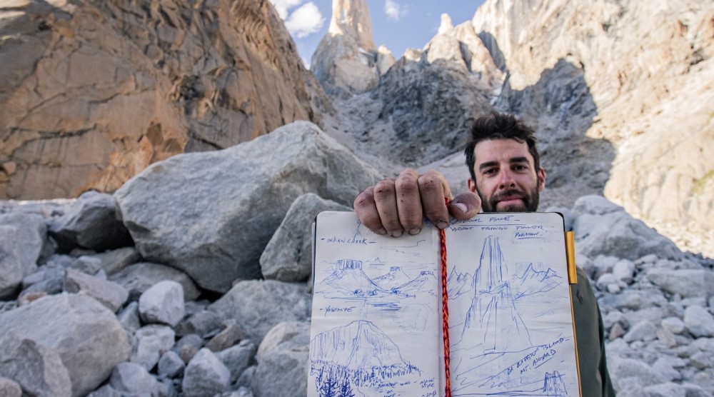 Стефано Рагацо за първото соло с въже на "Eternal Flame"