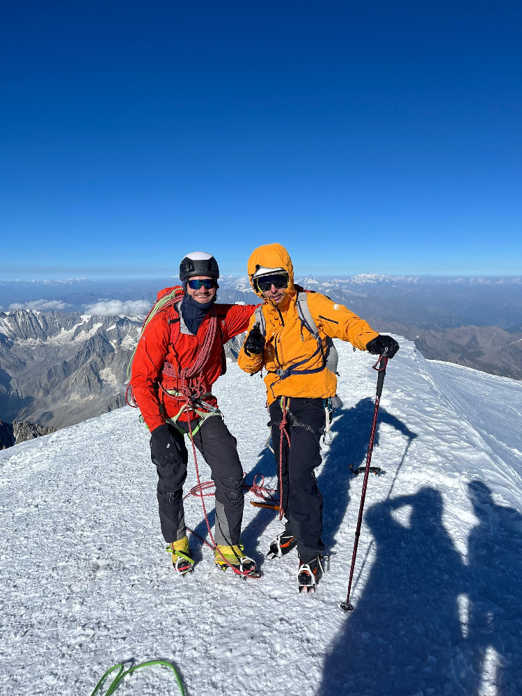 Благовест Цолов по Френе на Монблан